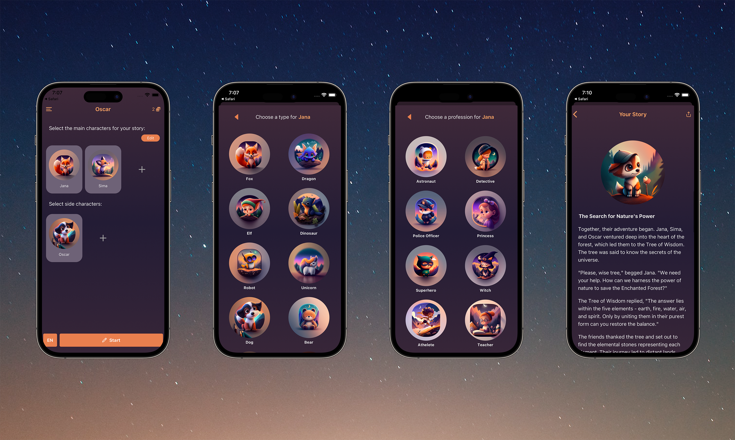 Oscar Stories screenshot