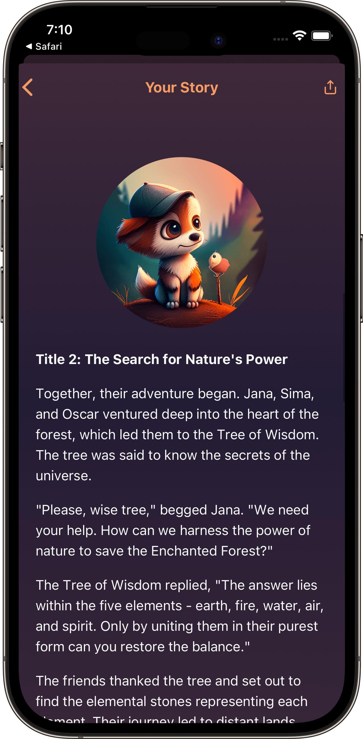 Oscar Stories screenshot