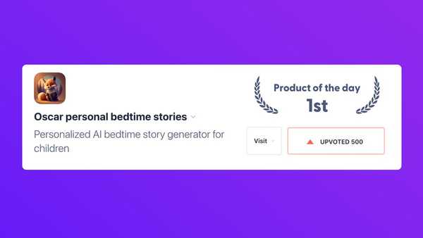 Oscar se lleva el primer lugar en Product Hunt