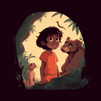 "Le Livre de la Jungle: La Course de Mowgli et de l'Écureuil"